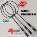 Korea Imported MAXBOLT WOVEN TECH 60 Unstrung Badminton Racket Bat.