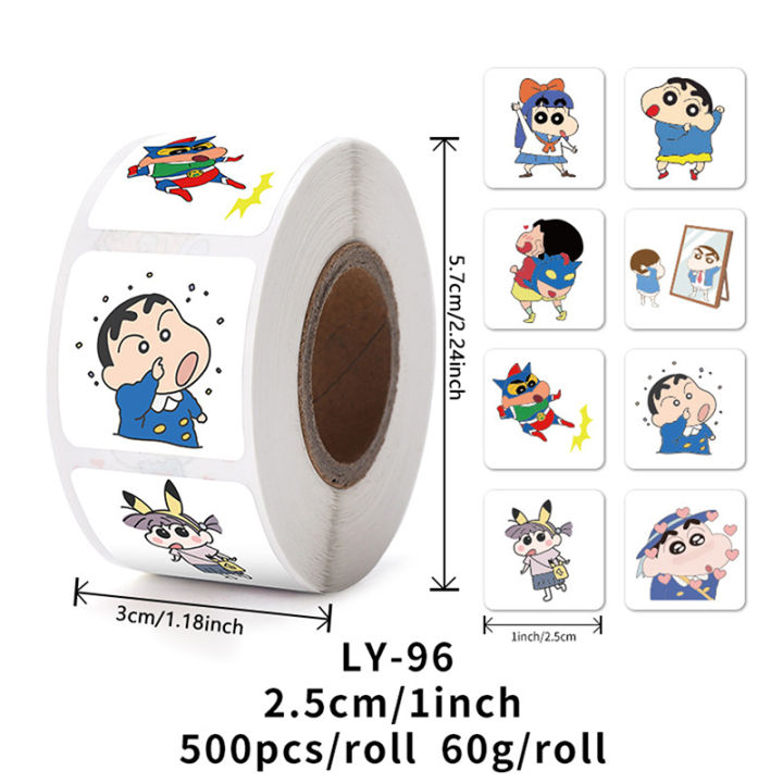 500/pcs%20Crayon%20Shin-chan%20Sealing%20Sticker%20Cute%20Cartoon%20Reward%20Children%20Encouragement%20Sticker%20Kids%20Gifts%20Decor%20Teacher%20Supplies%20-%20Image%202