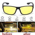 Night Dribing Glare Night Vision Sunglas.