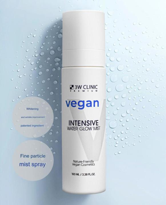 3W Clinic Premium Vegan Intensive Water Glow Mist 100ml