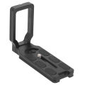 Camera L Mount Plate Camera L Bracket Aluminium Alloy for Tripods. 