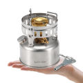 Stainless Steel Gasoline Stove Portable Outdoor Camping Backpacking Stove. 