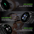 【NShisasN】D18 Smart Watch Men Women Smartwatch Blood Pressure Waterproof Digital Watches Sports Fitness Tracker Watch for apple watch band. 