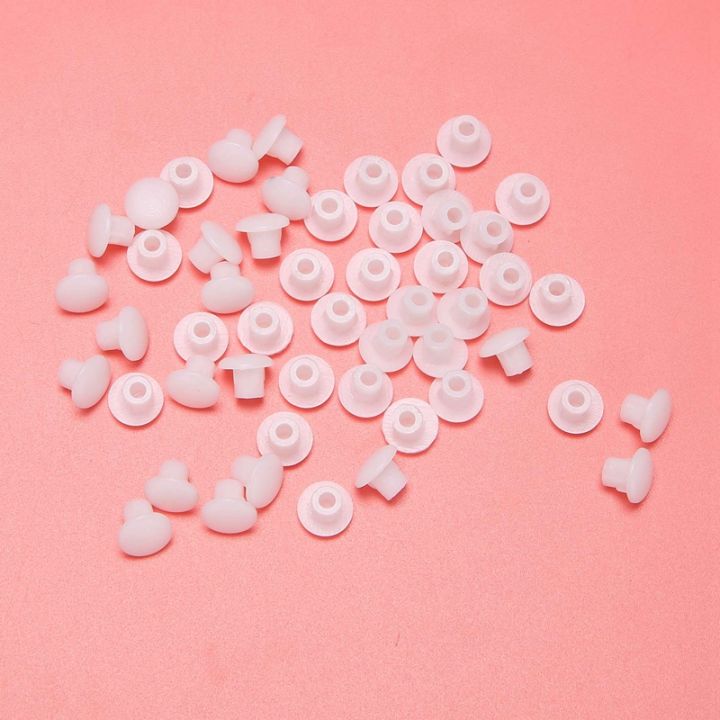 Plastic%20Round%20Shaped%20Cover%20Screw%20Cap%20Lid%20White%20100Pcs%20for%205mm%20Dia%20Hole%20-%20Image%204