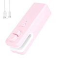 USB Charging Mini Sealing Machine Household Snack Plastic Packaging Bag Heat Sealing Machine Small Sealing Machine Grey. 