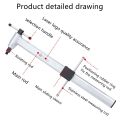 Riro Multifunctional Repair Tool Tail Hook Corrector for MTB Road Bike Rear Derailleur Hanger Alignment Gauge Stainless Steel. 