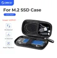 ORICO M2PH01 M.2 Hard Disk Case EVA Portable HDD Storage Protection Bag for External M.2 Hard Drive Earphone Data Line HDD Case Black. 