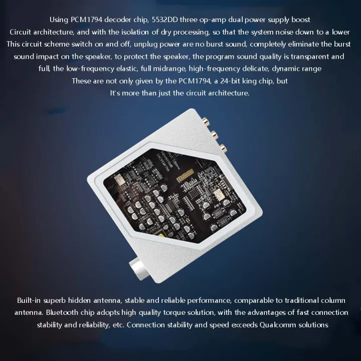 HIFI%20Audio%20Decoder%20PCM1794%2096KHz/24bit%20Lossless%20Digital%20Decoder%20Wireless%20Bluetooth%205532DD%20Op%20Amp%20USB%20Lossless%20Playback%20OTG%20-%20Image%203
