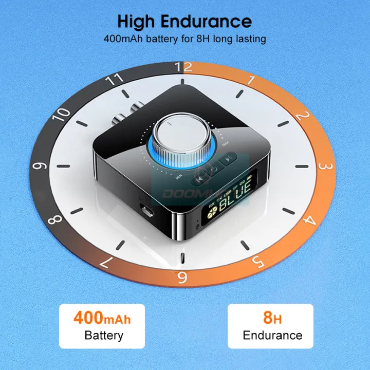 DoomHot%20Two%20In%20One%20Audio%20Bluetooth%20Adapter%20Digital%20Display%205.0%20Bluetooth%20Audio%20Receiver%20Transmitter%20Two%20In%20One%20Aux%20Audio%20Adapter%20HIFI%20Audio%20Receiver%20HD%20Microphone%20Support%20USB%20Drive%20/%20TF%20Card%20/%20AUX%20/%20RCA%20-%20Image%209
