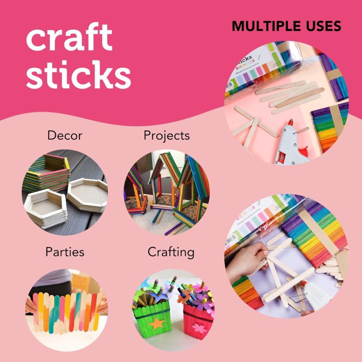 Colorations%20(500%20pcs)%20Regular%20Colored%20Wood%20Craft%20Sticks%20Popsicle%20Sticks%204.5"%20inch%20Colored%20Popsicle%20Sticks%20for%20Crafts%20(5%20Colors)%20Large%20Colorful%20Wood%20Craft%20Sticks%20for%20DIY%20Decor%20&%20Ice%20Cream.%20Bulk%20Wide%20&%20Jumbo%20Wooden%20Craft%20Popsicle%20Sticks%20for%20Kids%20-%20Image%203