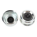 Trailer Axle Dust Cap Erosion Resistance Trailer Hub Grease Cap Easy To Install 2.44in OD with Rubber Plugs for Boat Trailer 5200-6000 Lb Axles.