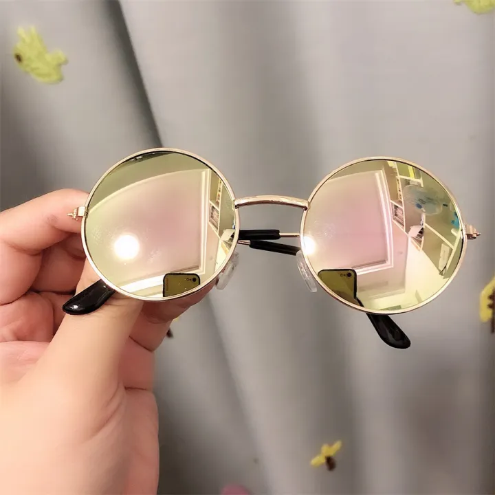 Children's%20Cute%20Round%20Frame%20Sunglasses%20Metal%20Fruit%20Dazzling%20Sunglasses%20Baby%20Glasses%20Personality%20Kids%20Sun%20Trend%20Street%20Props%20-%20Image%202