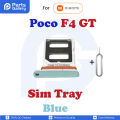 For Xiaomi Poco F4 GT Nano Sim Card Tray Holder Sim Adaptor With Free Sim Ejector Pin Replacement Part.