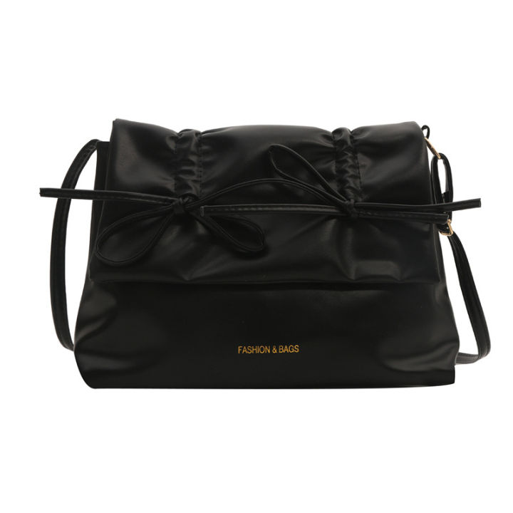 Ballet%20style%20bow%20armpit%20bag%20women's%202024%20new%20large-capacity%20crossbody%20bag%20trendy%20foreign%20commuter%20tote%20bag%20-%20Image%205