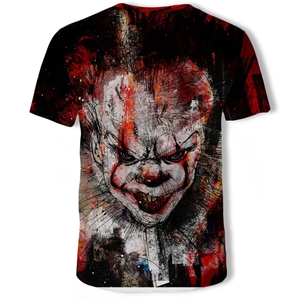 Fashion 3D Printed T-Shirt Children's wear Joker Face tshirts