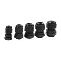 BRADOO- 1 Pcs 90X78Mm Square Binding Post Type Speaker Box & 24 Pcs Adjustable 3.5 - 13Mm Cable Gland Joints.