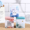 Tea Sealed Box Kitchen Storage Container Jar Square Can Candy Iron Vintage MJD. 