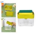 Soap Dispenser and Sponge Holder Soap Liquid Pump Dispenser for Home Kitchen. 