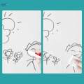 Whiteboard Sticker Wallpaper Peel Stick for Home Classroom 60cmx5m white.