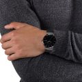 Classic Bauhaus Design Men Watch Dark Blue Japan Quartz Waterproof Stainless Steel Fashion Business Calendar Ultra Thin Watches. 