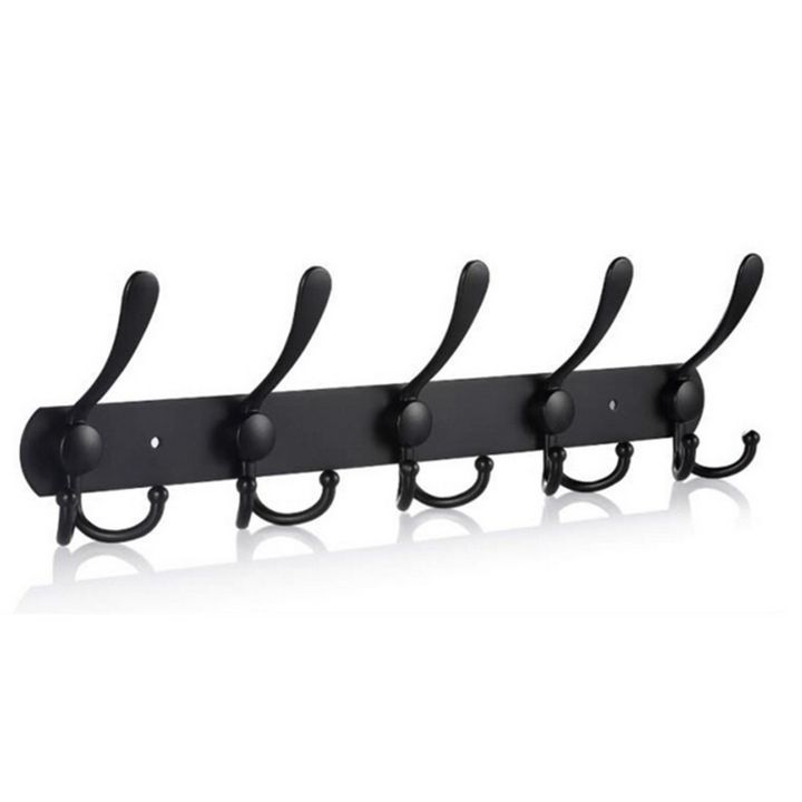 Coat%20Rack%20Wall%20Mounted%205%20Tri%20Hooks%20Heavy-duty%20Non-slip%20Coat%20Hook%20Home%20Wall%20Hanger%20-%20black%20-%20Image%202