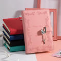 Password Book Password Book With Lock Heart-shaped Notepad. 