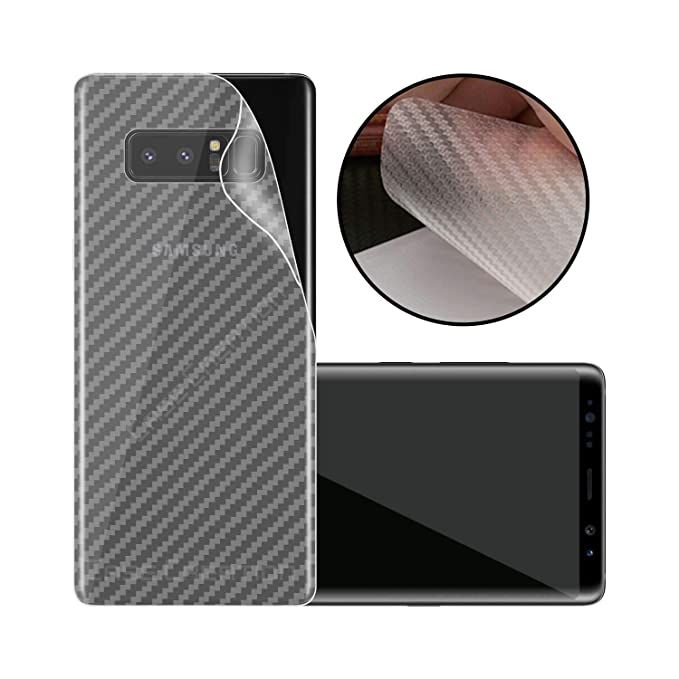 3D Carbon Fiber Back Poly Sticker For Samsung Galaxy NOTE 8
