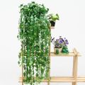 Artificial Hanging Green Plant Leaf Decoration Home Window Wall Creepers - Home Decoration Item. 