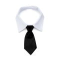 Pet Dog Cat Formal Necktie Tuxedo Bow Tie Black and Red Collar for Dog & Cat Pet Accessories for Wedding Holiday and Party Gift. 
