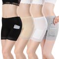 2022 Underwear Shorts Women Soft Cotton Lace Seamless Safety Short Pants Summer Under Skirt Shorts With Pockets Short Tights. 