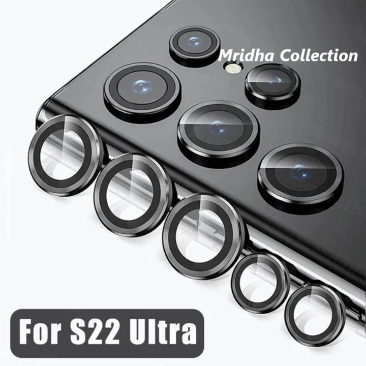 Samsung Galaxy S25 Ultra Lens Protectors Metal Ring Case Camera Tempered Glass Protector