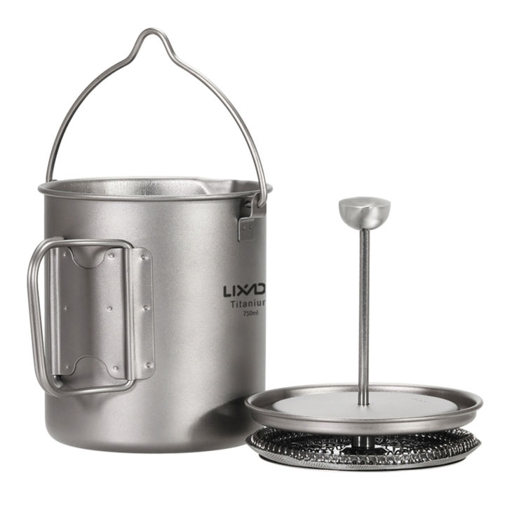 Lixada%20750ml%20Titanium%20Coffee%20Cup%20Mug%20French%20Press%20Pot%20Coffee%20Maker%20with%20Lid%20Outdoor%20Camping%20Cooking%20Pot%20-%20Image%207