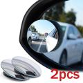 Blind Spot Mirror Convex Rear View Mirrors HD Round Glass for Cars. 