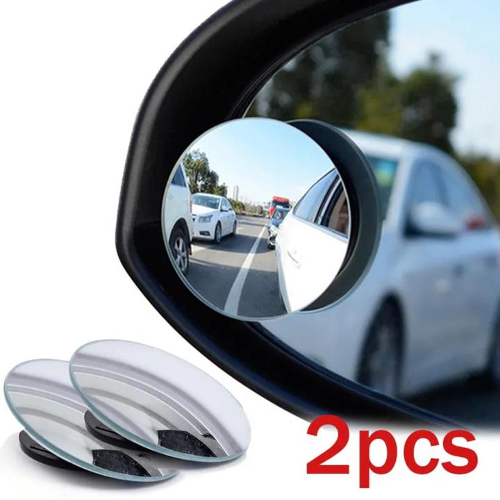 Blind Spot Mirror Convex Rear View Mirrors HD Round Glass for Cars