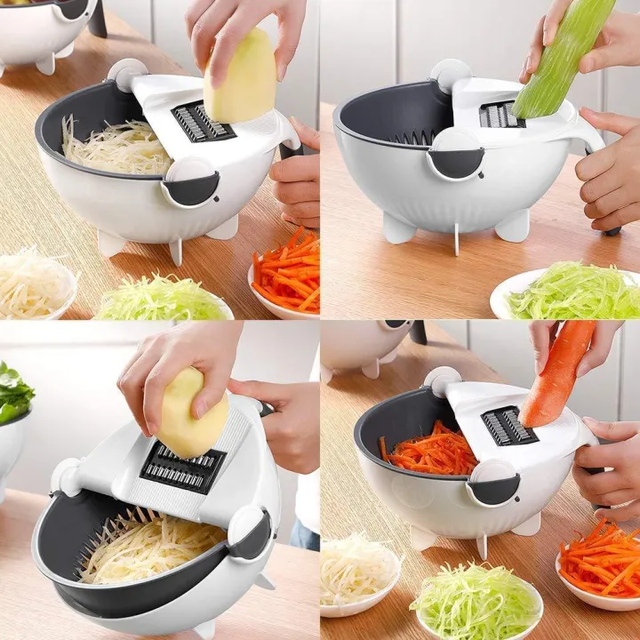 New%209%20in%201%20Multifunction%20Magic%20Rotate%20Vegetable%20Cutter%20with%20Drain%20Basket%20Vegetables%20Chopper%20Veggie%20Slicer%20Kitchen%20Tool%20with%208%20Dicing%20Blades%20-%20Image%202