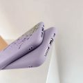 Lavender Flower Plant Back Cover Cases for iPhone 13 12 Mini 11 Pro Max XR XS Max X 10 SE 2020 6 6S 7 8 Plus Silicone Matte Case.