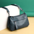 iddle aged women's bag, mother's bag, 2024 new ersatile mother-in-law soft leather bag, single shoulder crossbo bag, hand-held small bag.