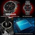 New Outdoor Sport Smart Watch Flashlight 1.45 AMOLED Screen Bluetooth Call For Men Fitness Tracker SmartWatch Android IPhone IOS.