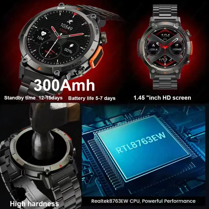 New%20Outdoor%20Sport%20Smart%20Watch%20Flashlight%201.45%20AMOLED%20Screen%20Bluetooth%20Call%20For%20Men%20Fitness%20Tracker%20SmartWatch%20Android%20IPhone%20IOS%20-%20Image%205