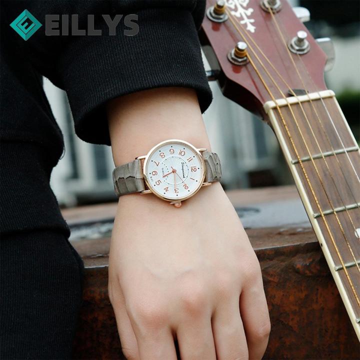 Ladies Women High-End Quartz Watch Female Quartz Business Watch Luxury Wristwatch Ladies Girls Clock Women Pu Leather Wristwatch