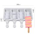 Silicone Ice Cream Mold Reu Popsicle Molds DIY Homemade Cute Cartoon Ice Cream Popsicle Ice Pop Maker Mould. 