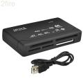 All In One Card Reader USB 2.0 SD Card Reader Adapter Support TF CF SD Mini SD SDHC MMC MS XD.