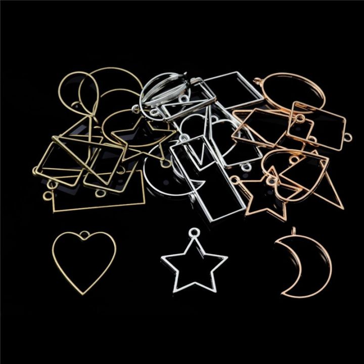 10pcs/Set%20Geometric%20Bezel%20Hollow%20Base%20Open%20UV%20Resin%20Crafts%20Blank%20Frame%20Charms%20Pendants%20DIY%20Earrings%20Necklace%20Jewelry%20Making%20-%20Image%203