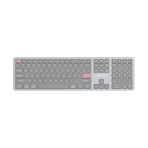 Micropack K-310W (Dual Mode) Grey Slim Keyboard