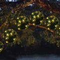 Solar Lantern Hanging Lights Outdoor Waterproof Outdoor Solar Garden Lights Decor for Porch Tree Fence Patio.
