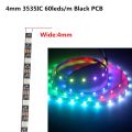 DC 5V Narrow 4mm 5mm 8mm WS2812B Led Strip light WS2812 5050 3535 RGB Individually Addres Pixel Stripe 0.5M 1M 2M-4mm 3535SMD Black-0.5m--. 