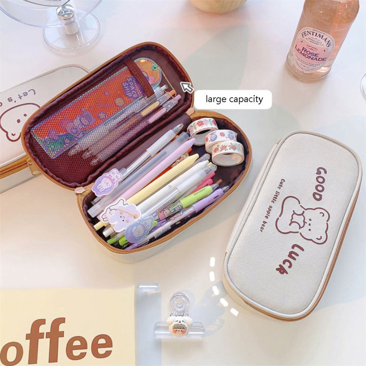 Cute%20Large-Capacity%20Niche%20Junior%20And%20High%20School%20Students%20Pencil%20Case%20Coin%20Bag%20Canvas%20Pencil%20Bag%20-%20Image%203