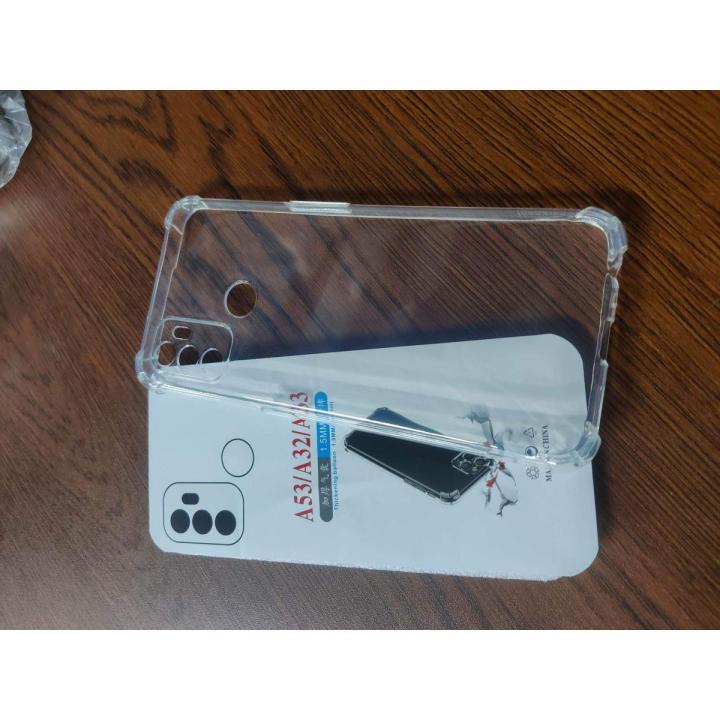 transparent back cover for oppo a53 a33 2020