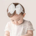 Baby Girl Lace Headband Newborn Princess White Flower Bow Hair Bands Infant Toddler Bowknot Turban Kids Hair Accessories. 