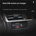 12V-24V USB Outlet Dual Quick Charge 3.0 & PD USB C Port Charger Socket Power Adapter for Car Boat Marine Truck-A.